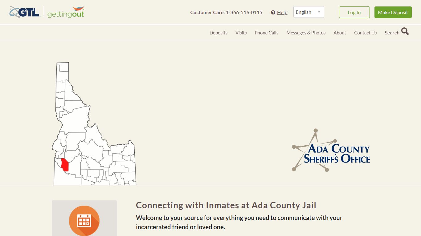 Ada County Jail - Inmate Calls and Video Visits - GettingOut